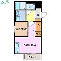 クレアール  ｜ 三重県四日市市中町（賃貸マンション1DK・1階・32.32㎡） その2