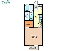 クレールカルチェ4  ｜ 三重県四日市市中川原3丁目（賃貸アパート1K・2階・30.03㎡） その2