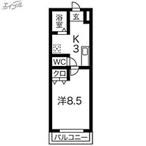 フローリッシュ久保田  ｜ 三重県四日市市久保田2丁目（賃貸マンション1K・3階・27.00㎡） その2