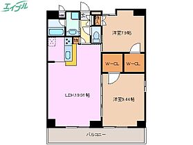 ＡＳレジデンス四日市  ｜ 三重県四日市市安島1丁目（賃貸マンション2LDK・12階・77.53㎡） その2