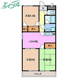 ファミール西浜田 南館 4階/-