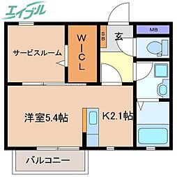 クレセール 1階/-