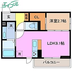 リアン ファミリオ 向陽 2階