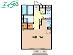 アトリオクレール1999 ワンルームの間取図画像