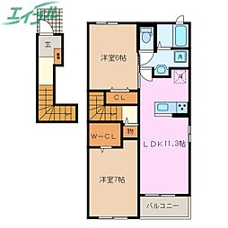 グロリオサ 2階