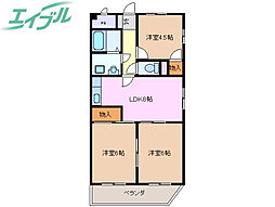 ファクタービル 3LDKの間取図画像