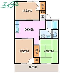 ベルファミールA棟 1階/-