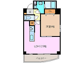 サンモール清水 201 ｜ 三重県四日市市清水町（賃貸マンション1LDK・2階・42.84㎡） その2