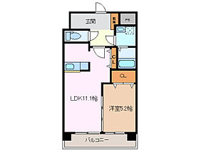 Ｍ’ｓソレイユ 502 ｜ 三重県四日市市朝日町（賃貸マンション1LDK・5階・42.66㎡） その2