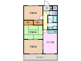 フォレストオブウィーン 4B ｜ 三重県四日市市日永西５丁目（賃貸マンション3DK・4階・56.70㎡） その2