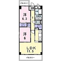 フィオーレ・Ｋ 203 ｜ 三重県四日市市ときわ４丁目（賃貸マンション2LDK・2階・62.17㎡） その2