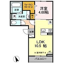 ルピナス 203 ｜ 三重県四日市市東日野町（賃貸アパート1LDK・2階・40.26㎡） その2