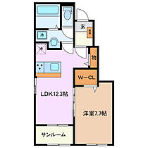 アスパイアリングＣ 106 ｜ 三重県四日市市大字六呂見（賃貸アパート1LDK・1階・50.14㎡） その2