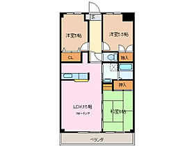 マーベラス久保田 302 ｜ 三重県四日市市久保田１丁目（賃貸マンション3LDK・3階・69.30㎡） その2