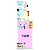 ジールβ 103 ｜ 三重県四日市市日永２丁目（賃貸アパート1R・1階・32.68㎡） その2