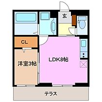 タウンコートIII 105 ｜ 三重県四日市市北浜田町（賃貸アパート1LDK・1階・30.14㎡） その2