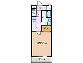 ＪＹヒルズマンション 105 ｜ 三重県四日市市楠町北五味塚（賃貸マンション1K・1階・30.90㎡） その2