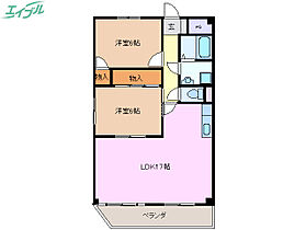 ファクタービル  ｜ 三重県四日市市久保田1丁目（賃貸マンション2LDK・3階・65.00㎡） その2