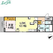 グランドネーフルときわII  ｜ 三重県四日市市ときわ4丁目（賃貸アパート1LDK・3階・43.61㎡） その2