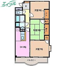 プラムスクエアJPMC  ｜ 三重県四日市市日永西4丁目（賃貸マンション3DK・1階・61.50㎡） その2