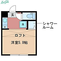 ＲＥＡＬ　ＢＬＯＳＳＯＭII  ｜ 三重県四日市市芝田1丁目（賃貸アパート1R・1階・14.85㎡） その2