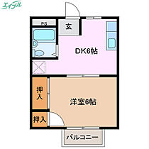 シティハイツ西阿倉川  ｜ 三重県四日市市大字西阿倉川（賃貸アパート1DK・2階・33.00㎡） その2