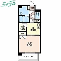 レジデンス丸山  ｜ 三重県四日市市朝日町（賃貸マンション1K・2階・34.40㎡） その2