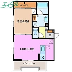 ディーシャンブル 北町 1階