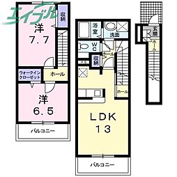 シャトーブリエI 2階