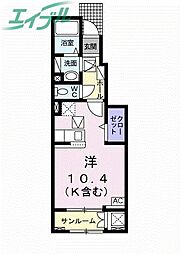 ノワ・ルーナ 1階/-