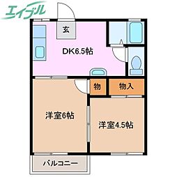 フォーブル三栄 A棟 2階/-