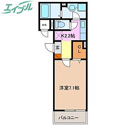 ヒカルサ四日市西浜田 3階/-