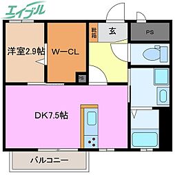 ユトリロ B棟 2階