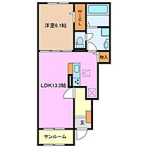 ローレル　II 102 ｜ 三重県桑名市大字額田（賃貸アパート1LDK・1階・50.05㎡） その2