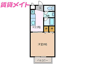 三重県三重郡菰野町大字菰野（賃貸アパート1K・1階・28.03㎡） その2