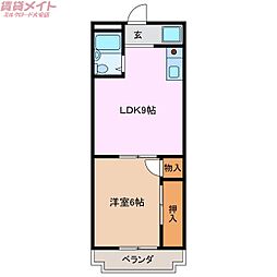 アークビレッジB棟 2階