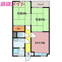 三重県三重郡菰野町大字福村（賃貸マンション2K・3階・44.20㎡） その2