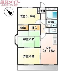 三岐鉄道北勢線 楚原駅 徒歩12分