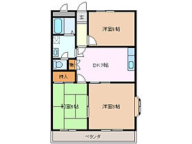 ロイヤルエースＡ棟 201 ｜ 三重県四日市市日永西４丁目（賃貸アパート3DK・2階・66.82㎡） その2