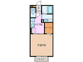 グランアズール 103 ｜ 三重県四日市市室山町（賃貸アパート1K・1階・30.03㎡） その2