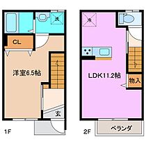 Maisonetteland河原田 101 ｜ 三重県四日市市河原田町（賃貸テラスハウス1LDK・1階・46.38㎡） その2