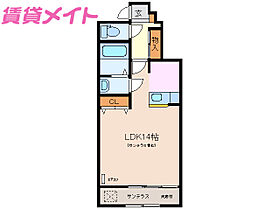 三重県四日市市海山道町1丁目（賃貸アパート1R・1階・32.51㎡） その2