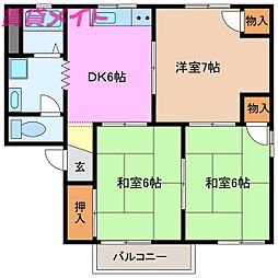 コンフォールC棟 2階