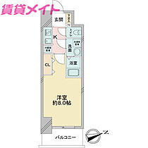 三重県四日市市元町（賃貸マンション1K・2階・25.50㎡） その2