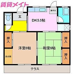 🉐敷金礼金0円！🉐コートちづる　Ｃ棟