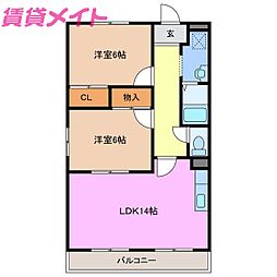 パークサイド笹野 2階