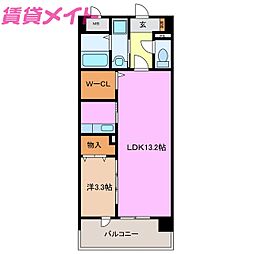 間取図画像 1LDK