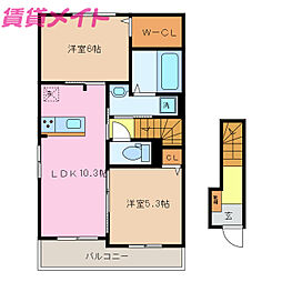 サンズ アルモニー A棟 2階