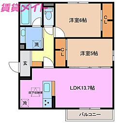 ディーソルビア石塚町 B 1階/-