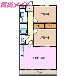 パークサイド笹野 2階